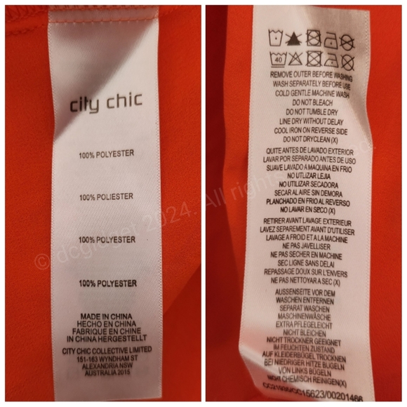 City Chic Spirited Maxi Dress in Flame - Picture 10 of 11